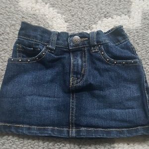 Toddler jean skirt